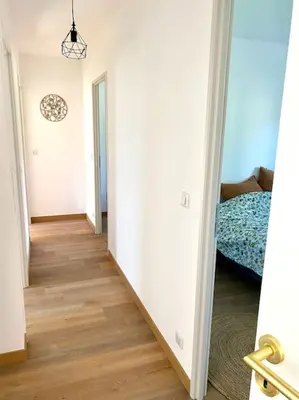 Un ou plusieurs lits dans un hébergement de l'établissement La Bessinoise, 4chambres, Fibre optique et canoe NIORT & BESSINES