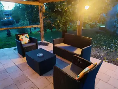 Coin salon dans l'établissement Maison cocooning