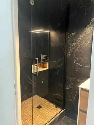 Salle de bains dans l'établissement Charmant T2 - Plein centre ville