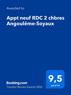 Plan de l'établissement Appt neuf RDC 2 chbres Angoulême-Soyaux