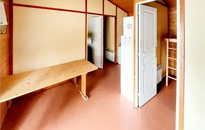 Un ou plusieurs lits superposés dans un hébergement de l'établissement Awesome Stacaravan In Chef-Boutonne