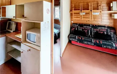 Cuisine ou kitchenette dans l'établissement Gorgeous Stacaravan In Chef-Boutonne