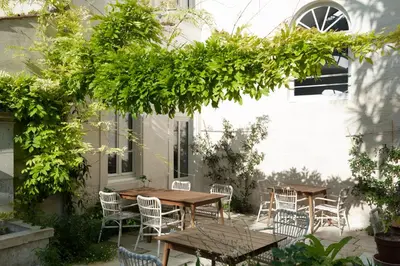 Jardin de l'établissement Chambres d'Hôtes Eden Ouest