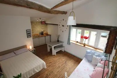 Un ou plusieurs lits dans un hébergement de l'établissement La Sonnette B&B