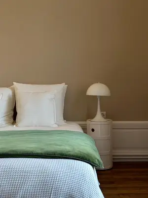Un ou plusieurs lits dans un hébergement de l'établissement Château de Moulède