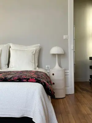 Un ou plusieurs lits dans un hébergement de l'établissement Château de Moulède