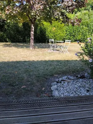 Jardin de l'établissement Domaine la belle charentaise