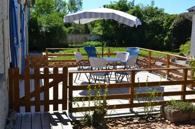 Jardin de l'établissement Domaine la belle charentaise