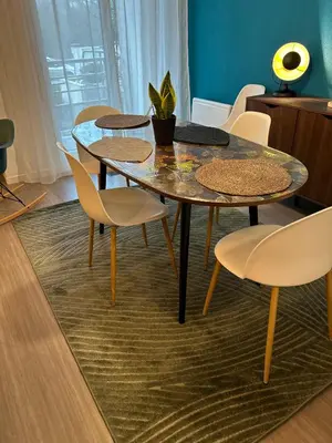Coin salon dans l'établissement Niort Home