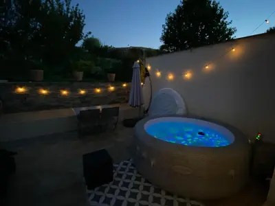 Plan de l'établissement Maison chic avec Jacuzzi & Jardin Paisible