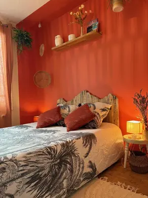 Un ou plusieurs lits dans un hébergement de l'établissement Maison paisible