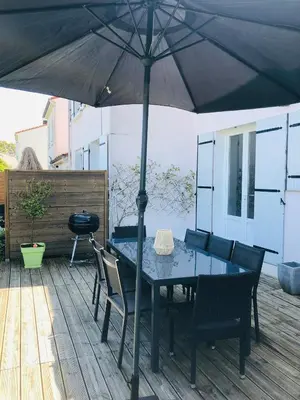 Terrasse ou espace extérieur de l'établissement Maison paisible