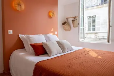 Un ou plusieurs lits dans un hébergement de l'établissement ღ Mezzanine • T4 Spacieux, Lumineux et Cosy