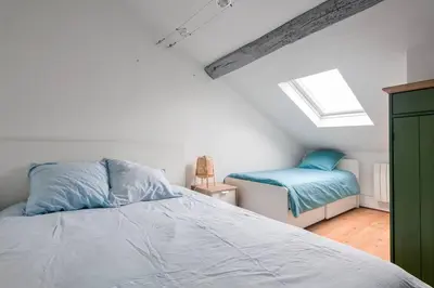 Un ou plusieurs lits dans un hébergement de l'établissement T3 cosy , cœur historique de La Rochelle