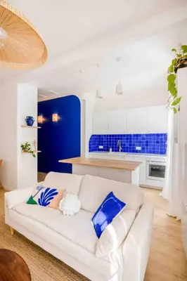 Cuisine ou kitchenette dans l'établissement ღ Le Majorelle • Au cœur du vieux port et cosy