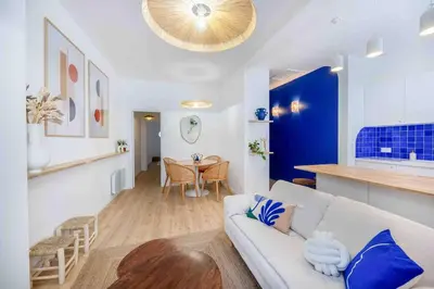 Coin salon dans l'établissement ღ Le Majorelle • Au cœur du vieux port et cosy