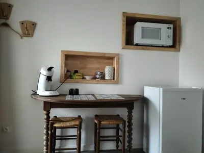 Cuisine ou kitchenette dans l'établissement Logement entier 3 pièces et terrasse