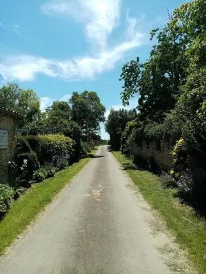 Paysage naturel près de la maison de vacances