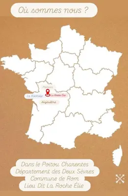 Plan de l'établissement Les Gîtes de la Roche Élie