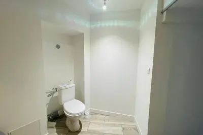 Salle de bains dans l'établissement La Maison de la Brousse