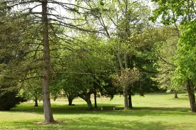 Jardin de l'établissement Domaine chez Maurice