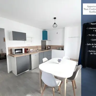 178B - Appartement T2 Tout Confort - Wifi Netflix