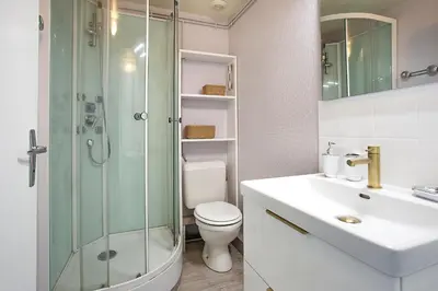 Salle de bains dans l'établissement Centre ville- Proche gare