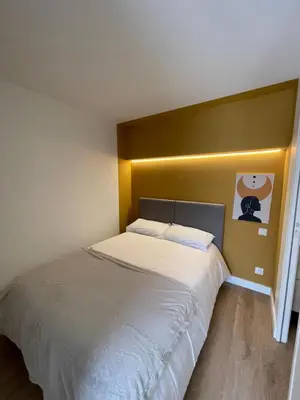 Un ou plusieurs lits dans un hébergement de l'établissement Maison Meire Studios
