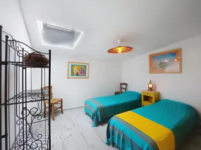 Un ou plusieurs lits dans un hébergement de l'établissement Holiday Home Les Vidalières by Interhome
