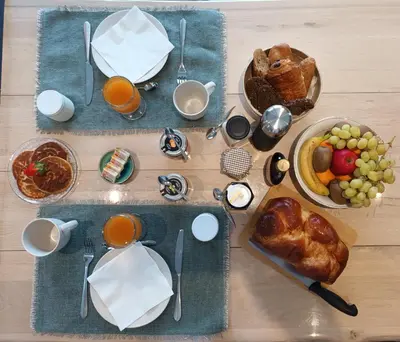 Nourriture dans le B&B/chambre d'hôtes ou à proximité