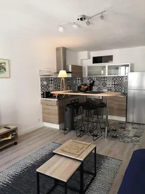 Cuisine ou kitchenette dans l'établissement Les Arcades, T2 en hypercentre