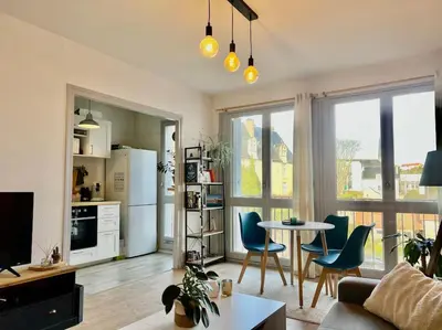 Cuisine ou kitchenette dans l'établissement Le P'tit Anatole - Joli T2 avec parking