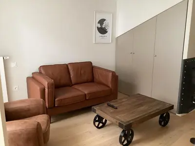 Coin salon dans l'établissement Duplex à 10 min de La Rochelle