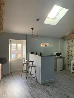 Cuisine ou kitchenette dans l'établissement La fléchette - appartement entier climatisé 2 chambres - 100m2
