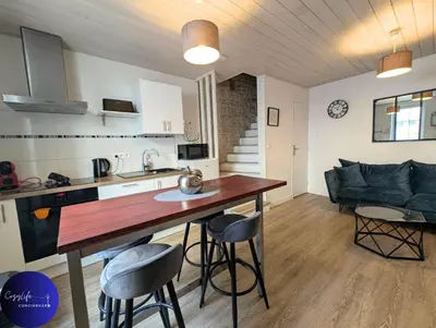 Cuisine ou kitchenette dans l'établissement Le Paul by CozyLife - Centre Ville - Gare