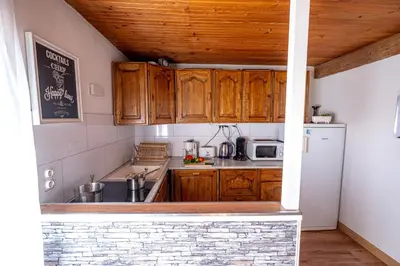 Cuisine ou kitchenette dans l'établissement Coeur de Charente Maritime, la charentaise