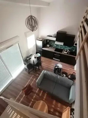 Plan de l'établissement Appartement mezzanine + terrasse, cosy et lumineux