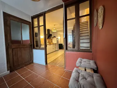 Cuisine ou kitchenette dans l'établissement La Maison D'Oscar