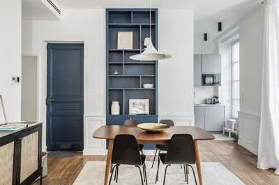 Cuisine ou kitchenette dans l'établissement Appartement entier avec place de parking