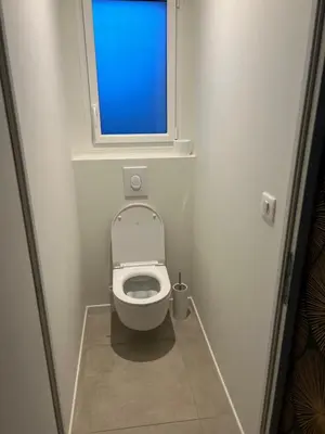 Salle de bains dans l'établissement Le Logis de Niort Appart hôtel Suite de 34m2