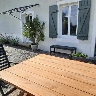Jardin de l'établissement Gîte La Boutardière