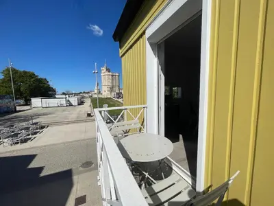 Balcon ou terrasse dans l'établissement L'amarrage éphémère