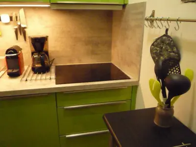 Cuisine ou kitchenette dans l'établissement Demain l'Océan Hyper-centre La Rochelle - Sans le Kit linge ni ménage