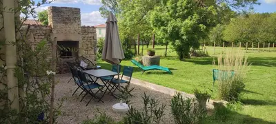 Jardin de l'établissement Gîte La Vigne Verte