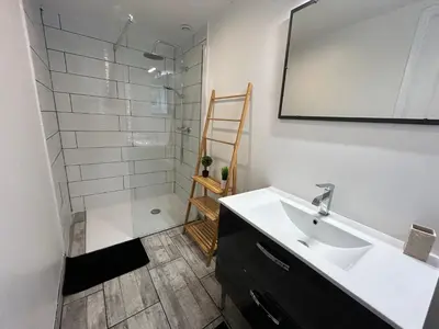 Salle de bains dans l'établissement Studio