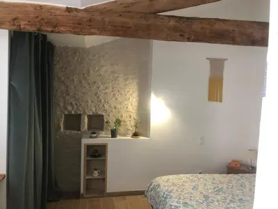 Un ou plusieurs lits dans un hébergement de l'établissement La Grange de la Brousse