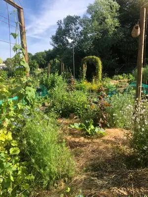 Jardin de l'établissement La Grange de la Brousse