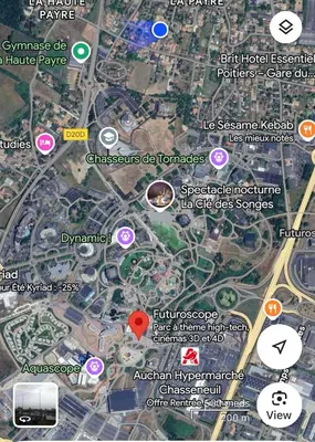 Plan de l'établissement Maison à 5 min du Futuroscope