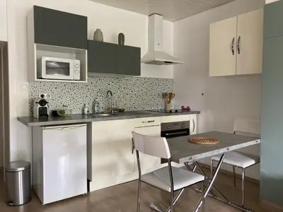 Cuisine ou kitchenette dans l'établissement Yescale - Le Rondeau