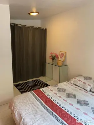Un ou plusieurs lits dans un hébergement de l'établissement Maison 8 min en voiture de Chatelaillon plage avec piscine hors sol privative
